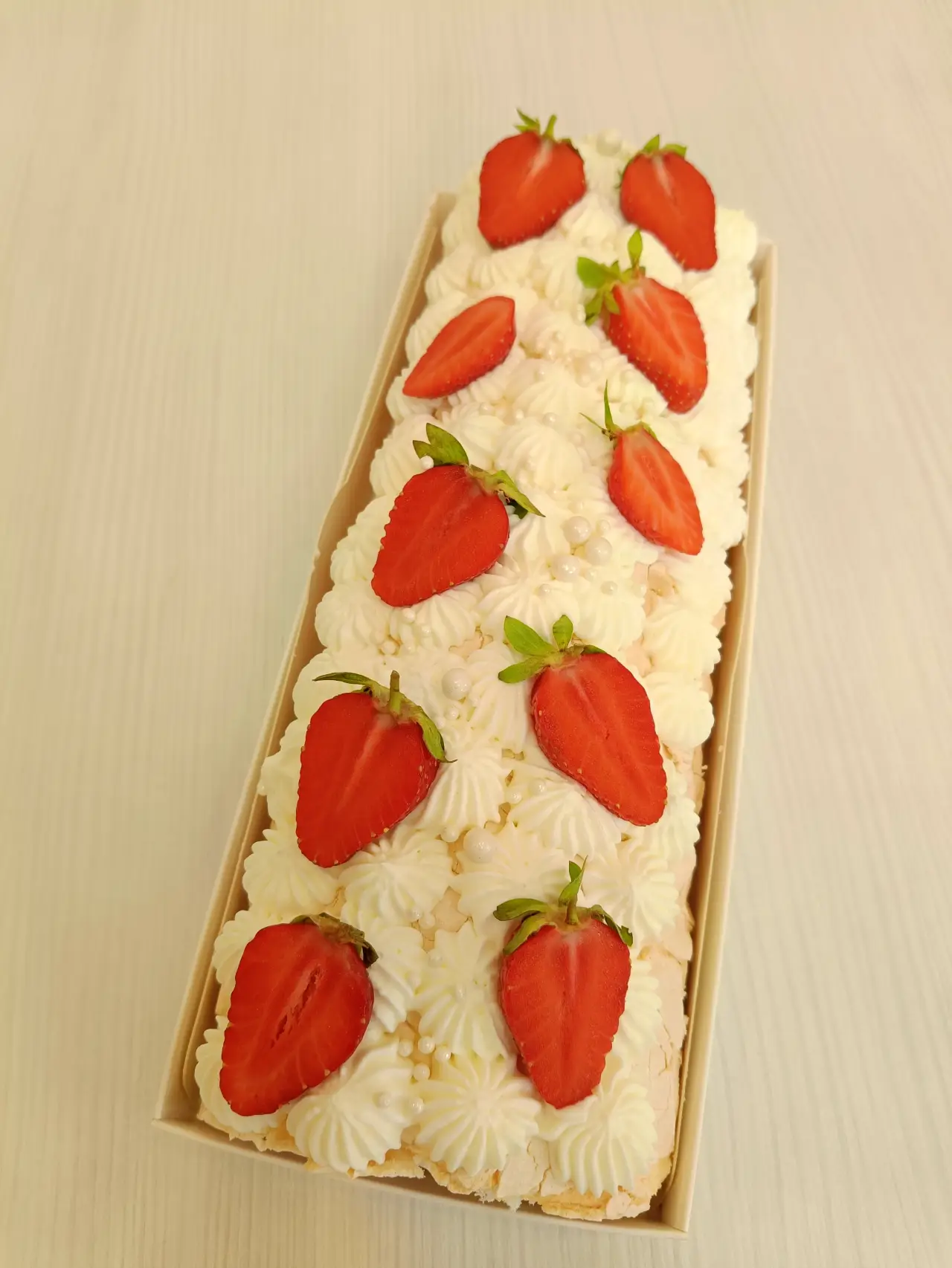 Меренговый рулет